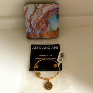 Alex and Ani Initial Bracelet